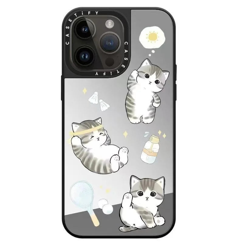 Adorable Orange Cat Pet Design Cartoon Phone Case