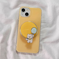 Case with holder