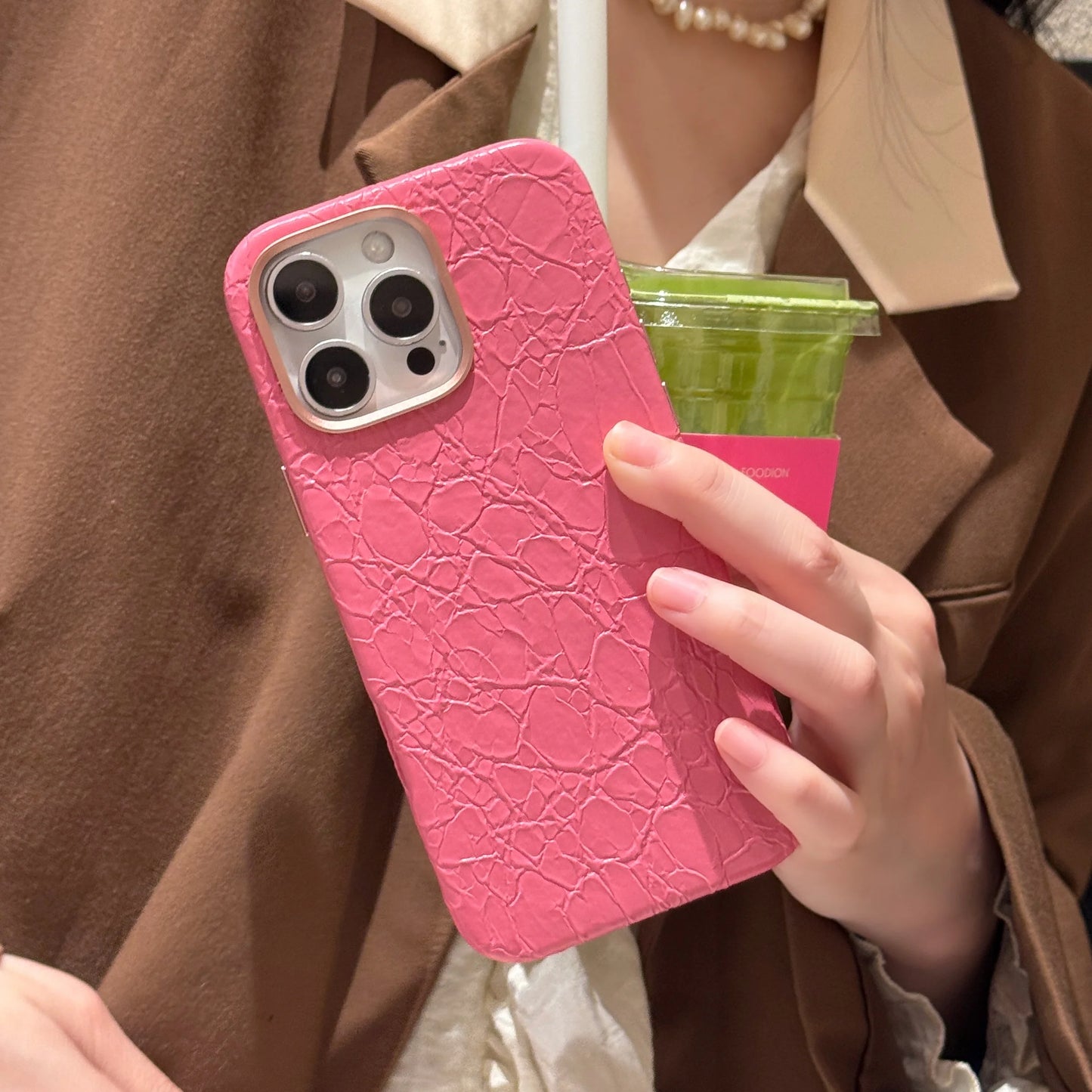 Luxury Leather Texture Magnetic Phone Case