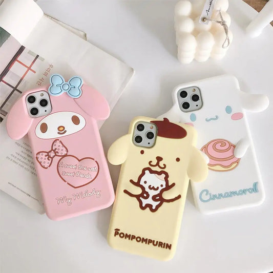 Cartoon My Melody Cinnamoroll Soft Silicone Phone Case