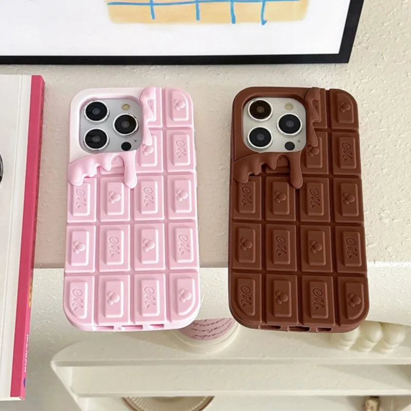 Cartoon Chocolate Mickey Minnie Phone Case