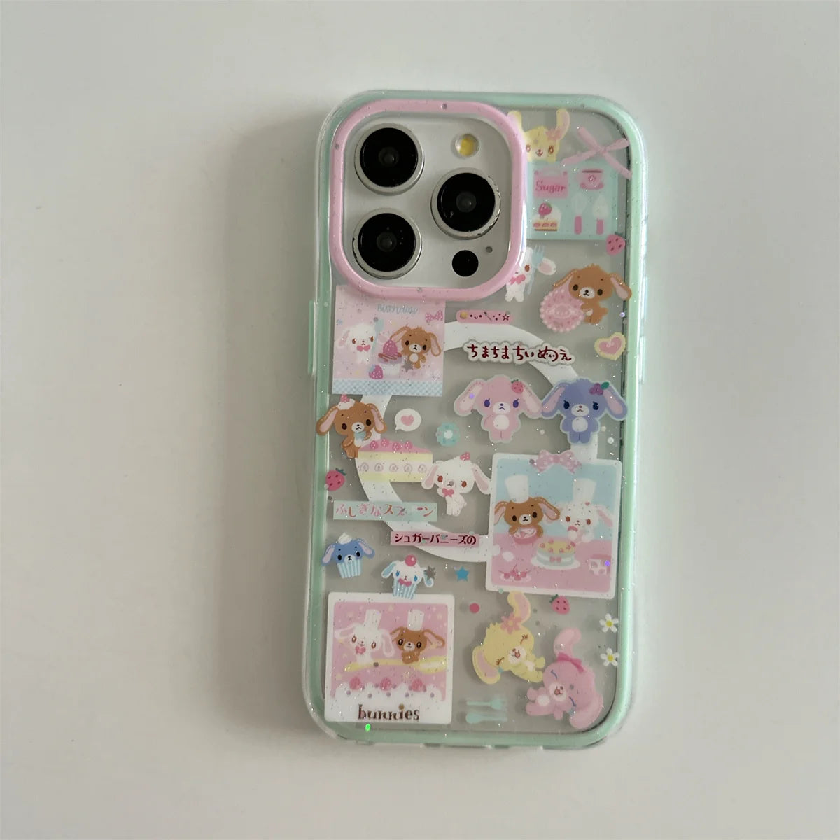 Kawaii Cartoon Rabbit Magnetic Phone Case