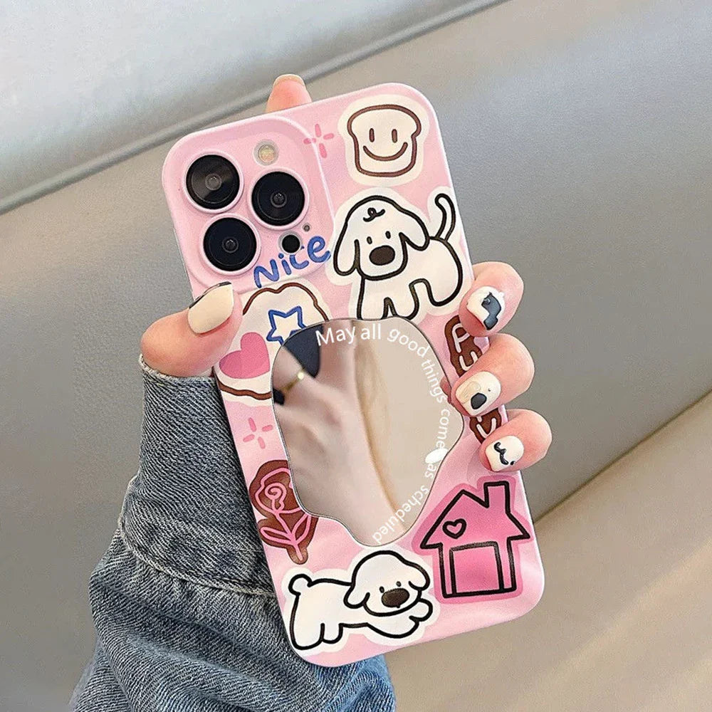 Stars Wavy Mirror Phone Case