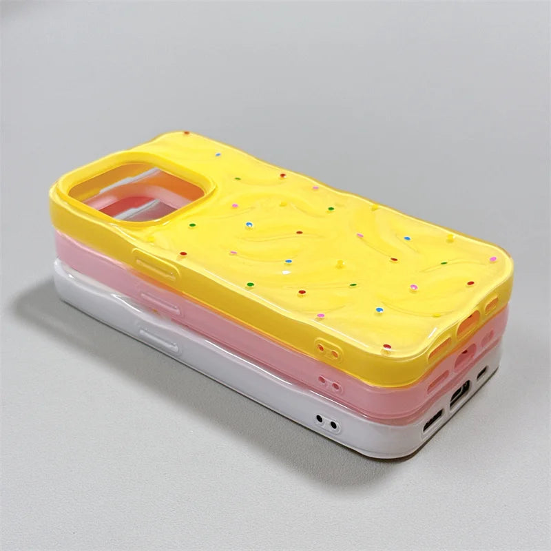 Colorful Polka Dot Folds Texture Phone Case
