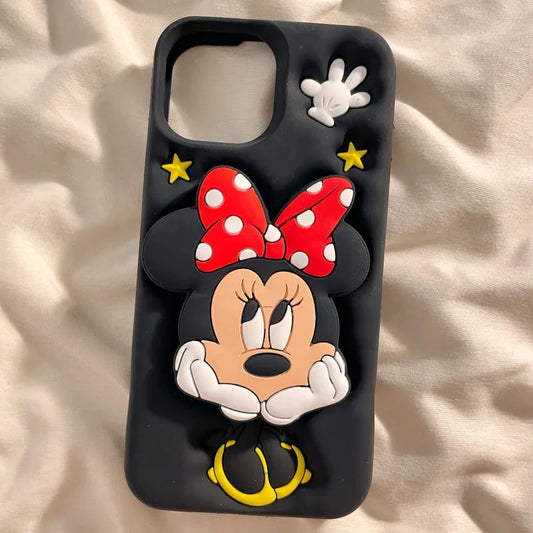 Cute Cartoon Bowknot Minnie Phone Case