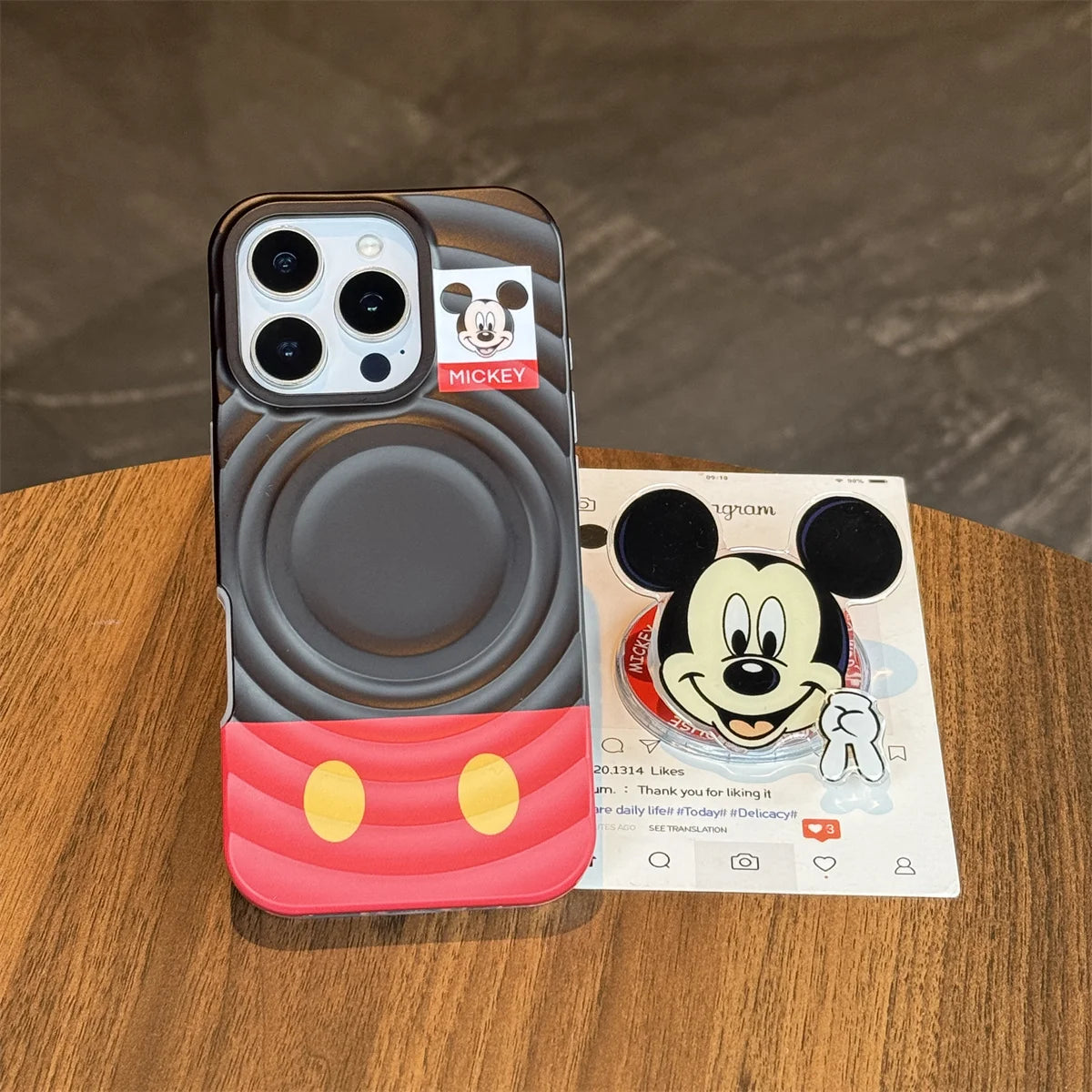 Mickey And Minnie Clothing Magnetic Phone Case
