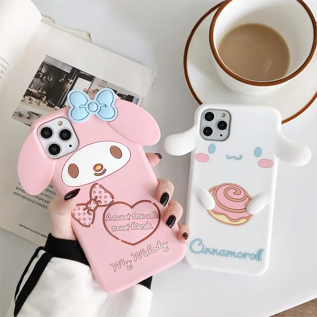 Cartoon My Melody Cinnamoroll Soft Silicone Phone Case