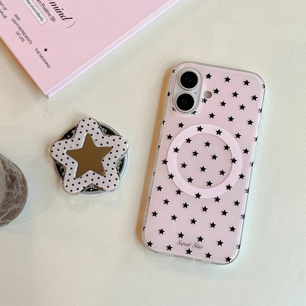 Cute Stars for Magsafe Magnetic Holder Phone Case
