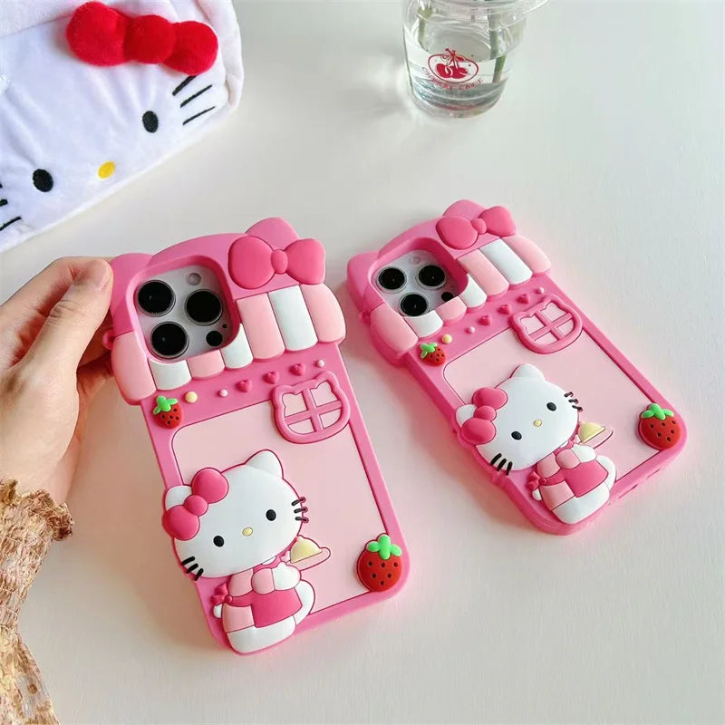 Cartoon Dessert Story Hello Kitty Phone Case