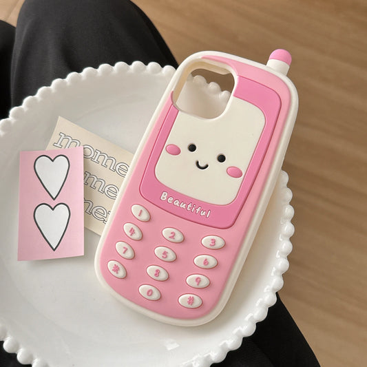 Newest Cartoon Cute Pink Smile Phone Case