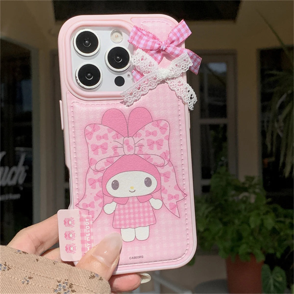 Korean Cute Bow Hellokitty Phone Case For iPhone