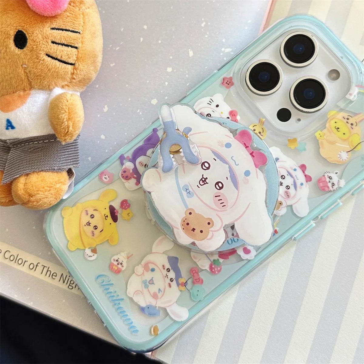 New Hello Kitty Lovely Cover Funda Luxury Cute Shockproof Phone Case
