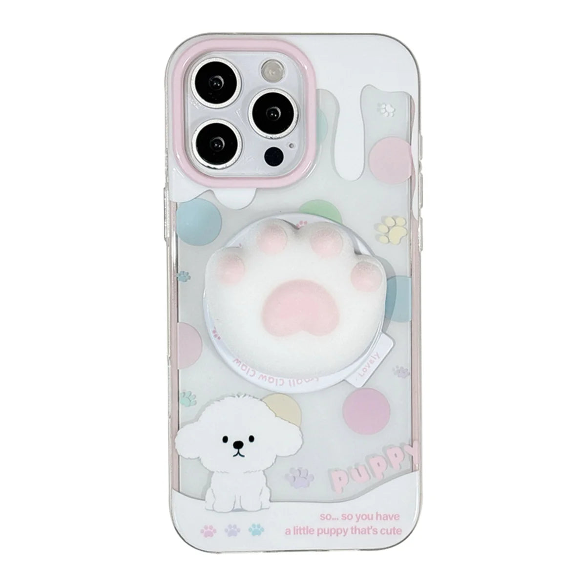 Kawaii Cartoon Puppy Hellokitty Magnetic Phone Case For iPhone