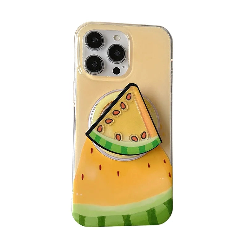 Cute Summer Watermelon Holder Stand Phone Case