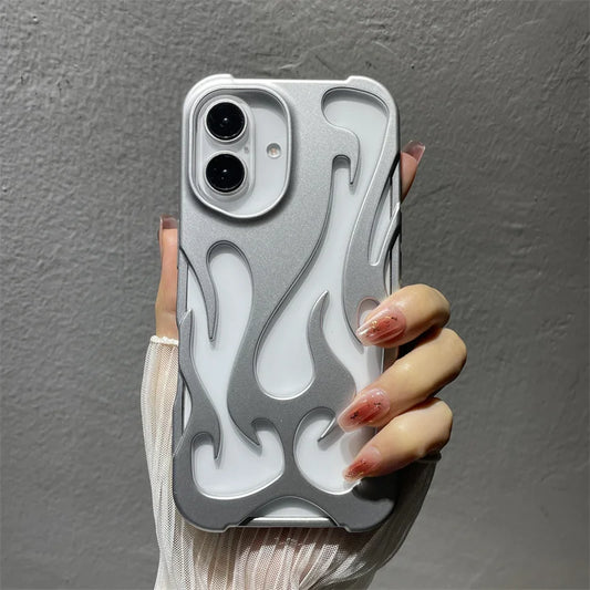 Fashion Hollowed Flame Pattern Phone Case