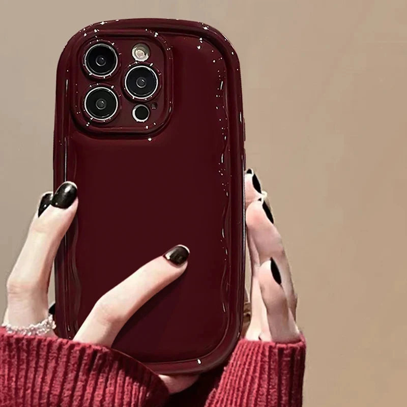 Fashion Oval Soap Shape Glossy Phone Case