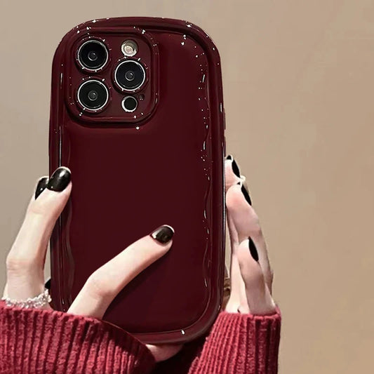 Fashion Oval Soap Shape Glossy Phone Case