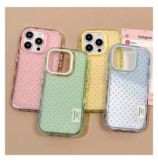 Cute Polka Dot Macron Color Phone Case