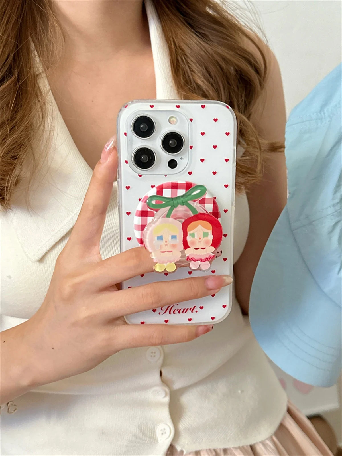 Fashion Cute Polka Dot Magnetic Phone Case