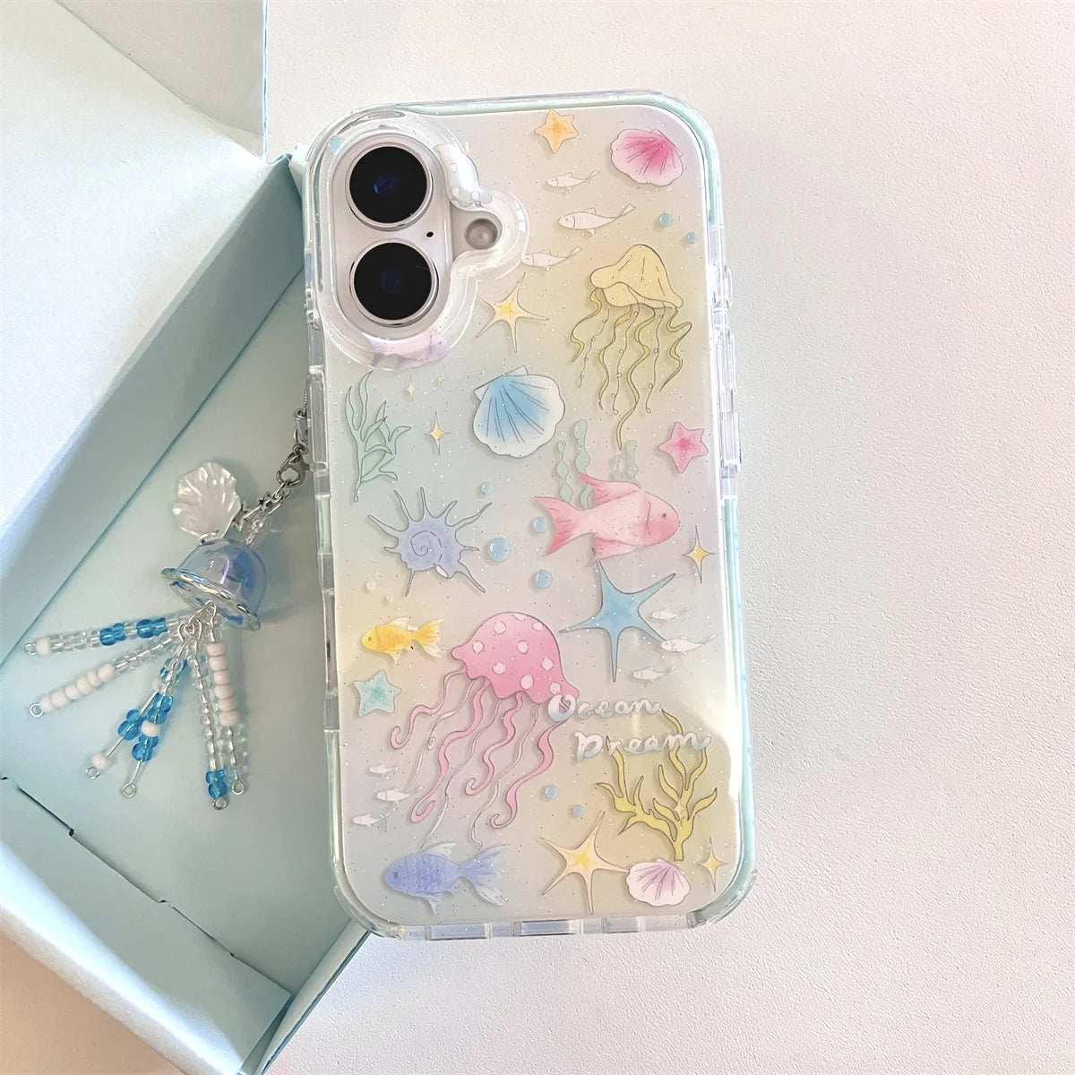 Dreamy Marine Creature Jellyfish Pendant Phone Case