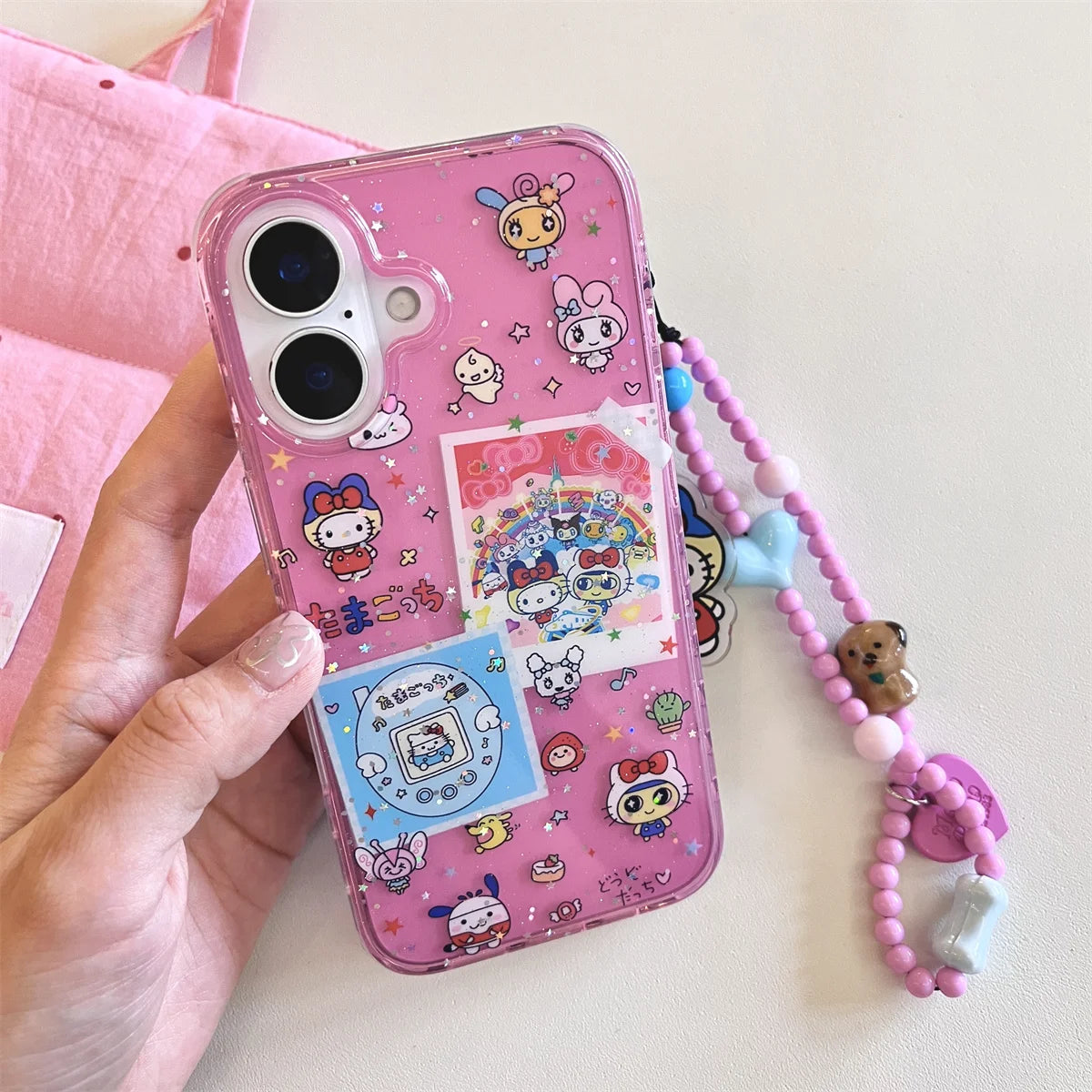 Cute Kitty Cat Tamagotone Pendant Phone Case