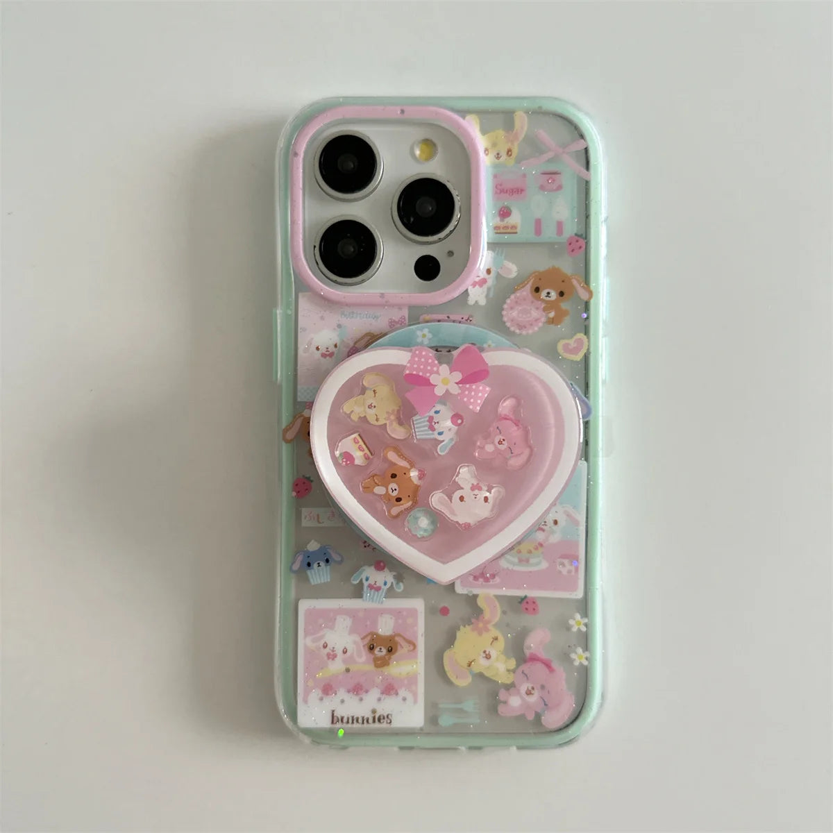 Kawaii Cartoon Rabbit Magnetic Phone Case