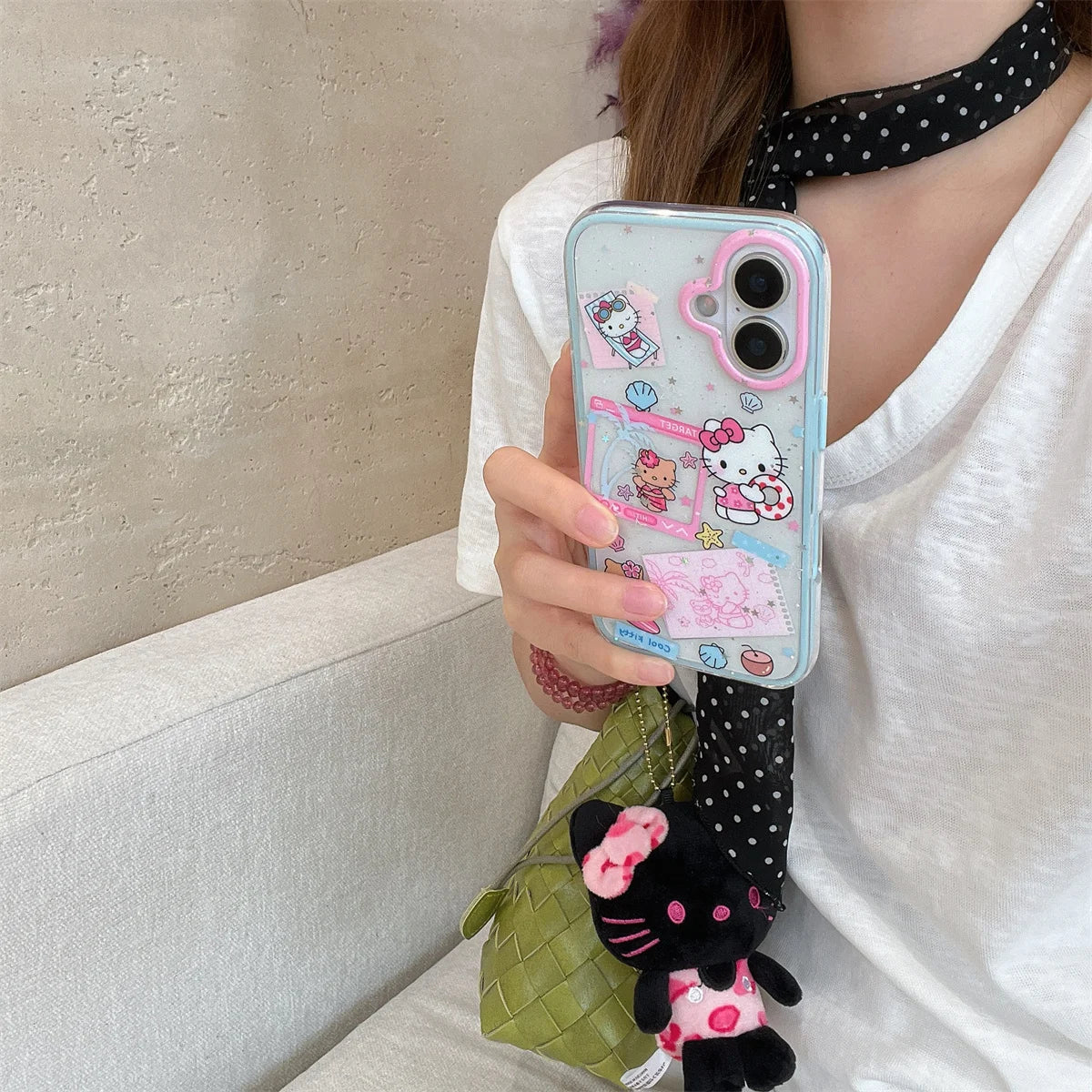 Cute Cartoon Hello Kitty Summer Phone Case