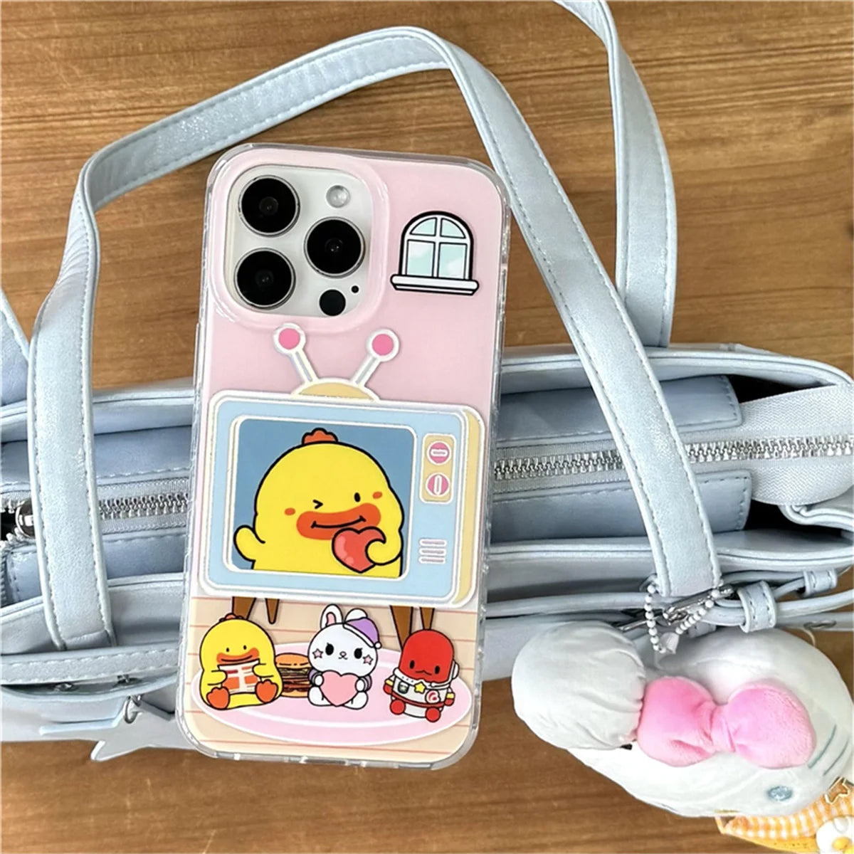 Funny Cute Cartoon Duck Phone Case For iPhone