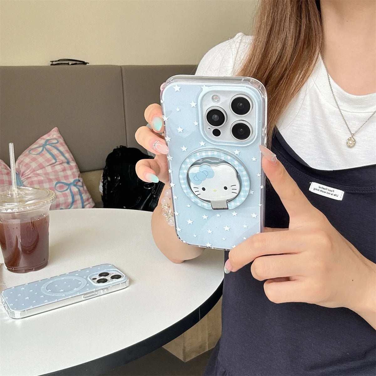 New Hello Kitty Lovely Cover Funda Luxury Phone Case