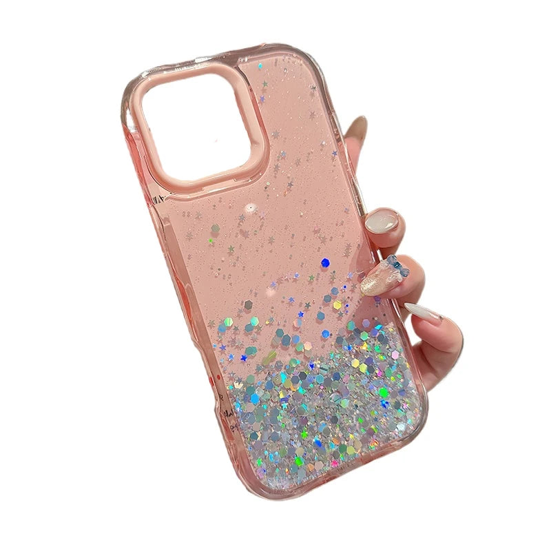 Glitter Shiny Bling Stars Phone Case