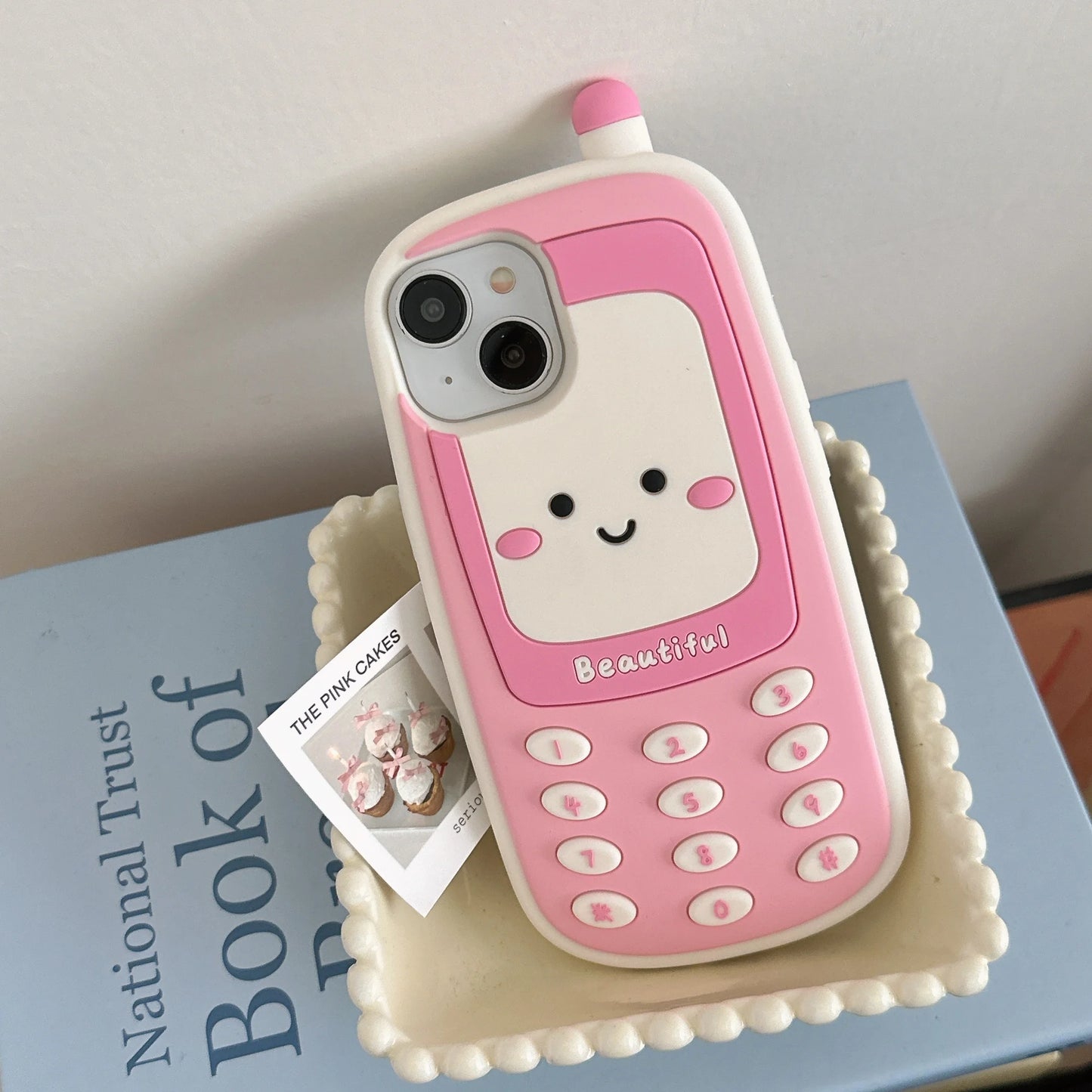 Newest Cartoon Cute Pink Smile Phone Case