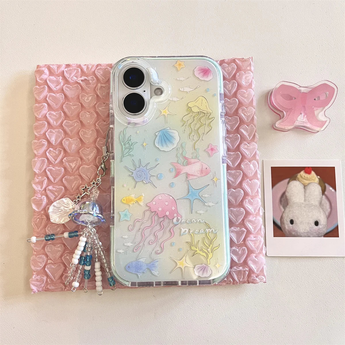 Dreamy Marine Creature Jellyfish Pendant Phone Case