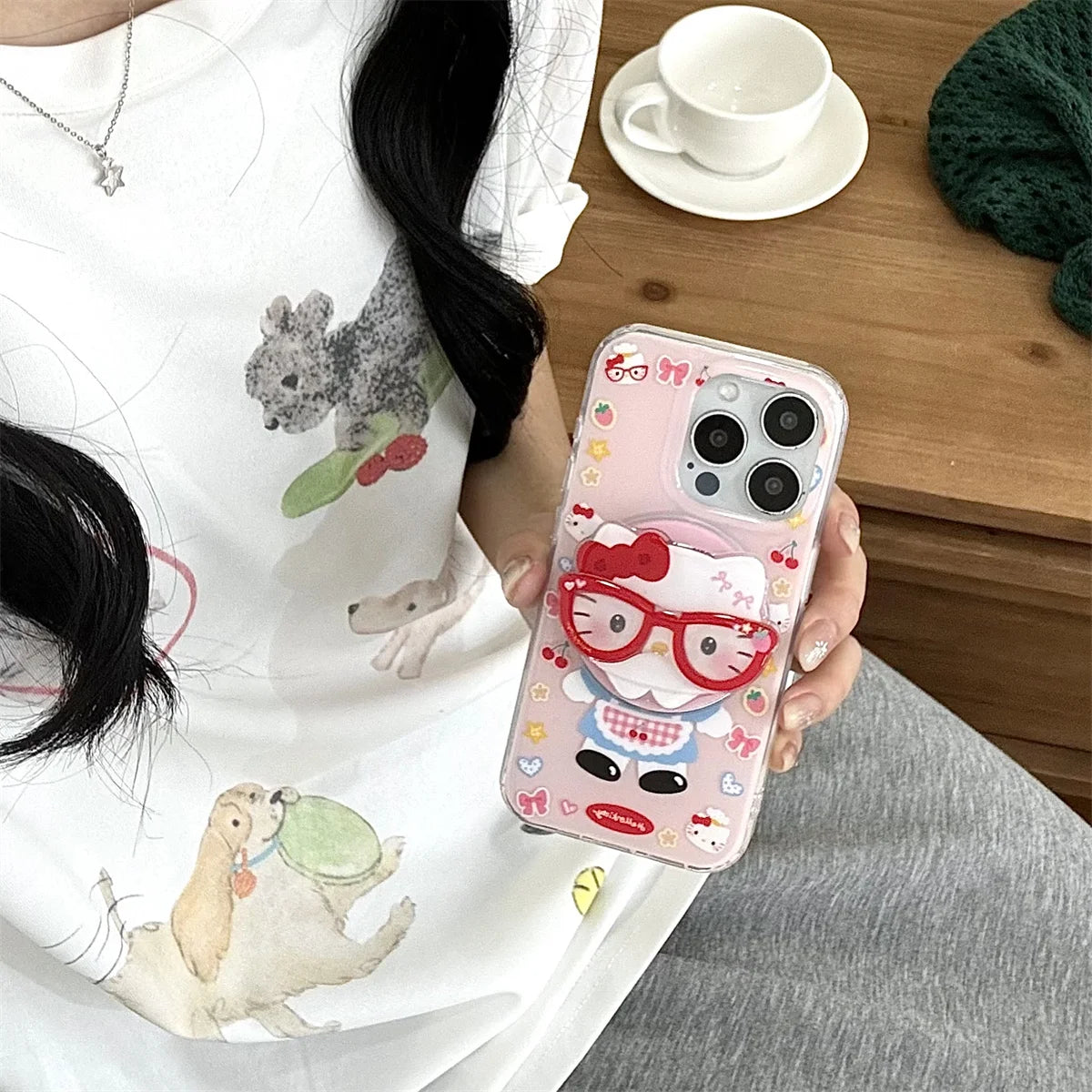 New Hello Kitty Cute Luxury Stylish Shockproof Phone Case