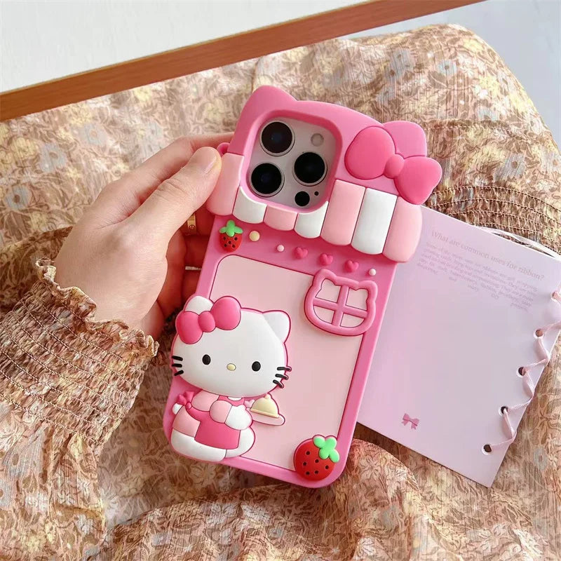 Cartoon Dessert Story Hello Kitty Phone Case