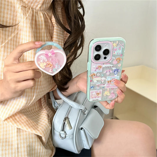 Kawaii Cartoon Rabbit Magnetic Phone Case