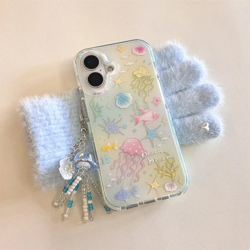 Dreamy Marine Creature Jellyfish Pendant Phone Case