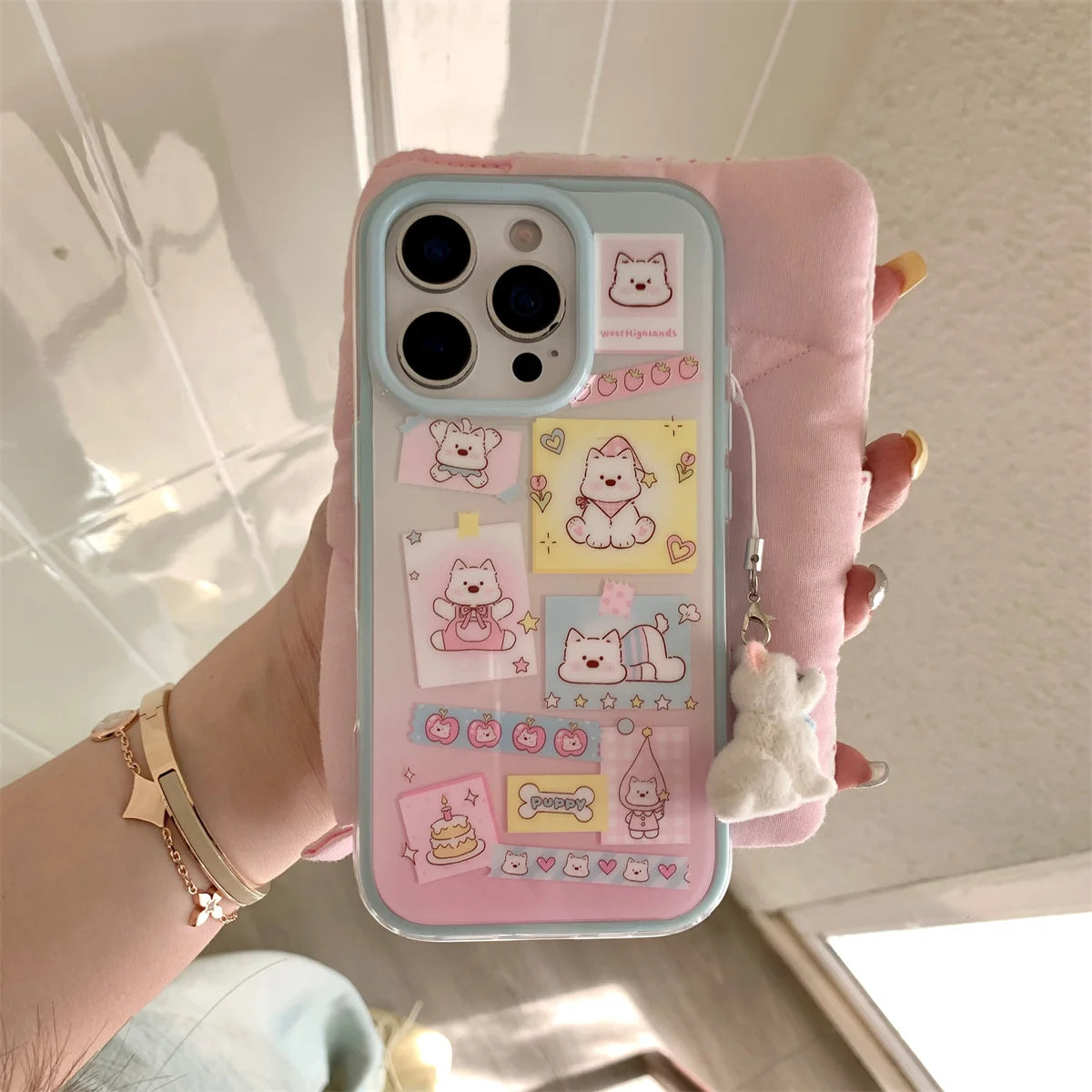 Cute Custard Pancake Magnetic Stand Phone Case