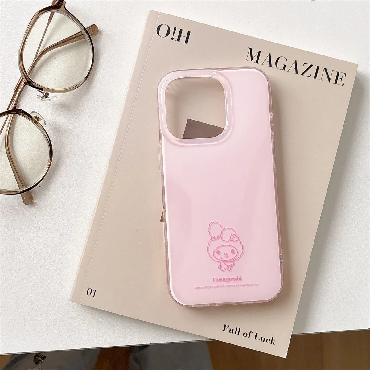 Solid Color Line Melody Phone Case