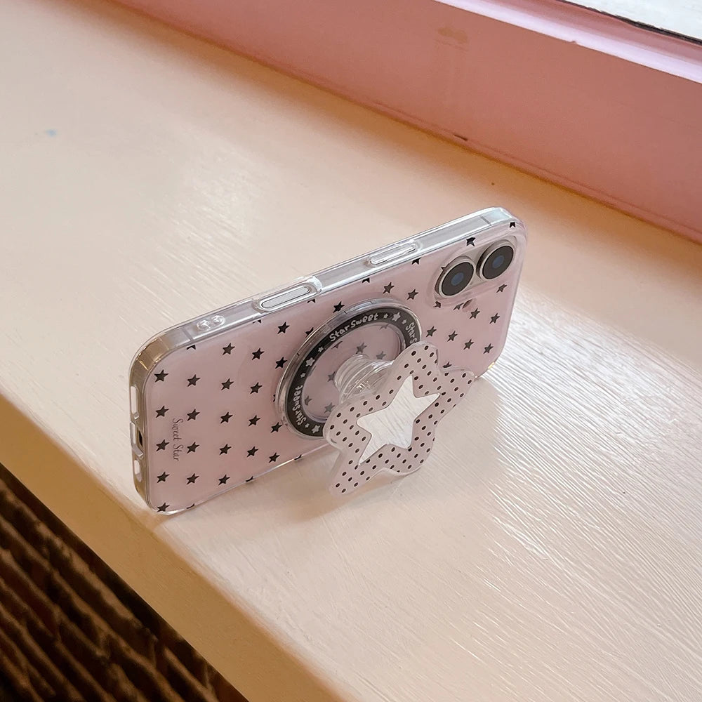 Cute Stars for Magsafe Magnetic Holder Phone Case