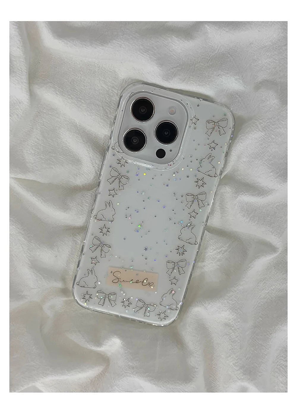 Glitter Shiny Cute Rabbit Cartoon Phone Case
