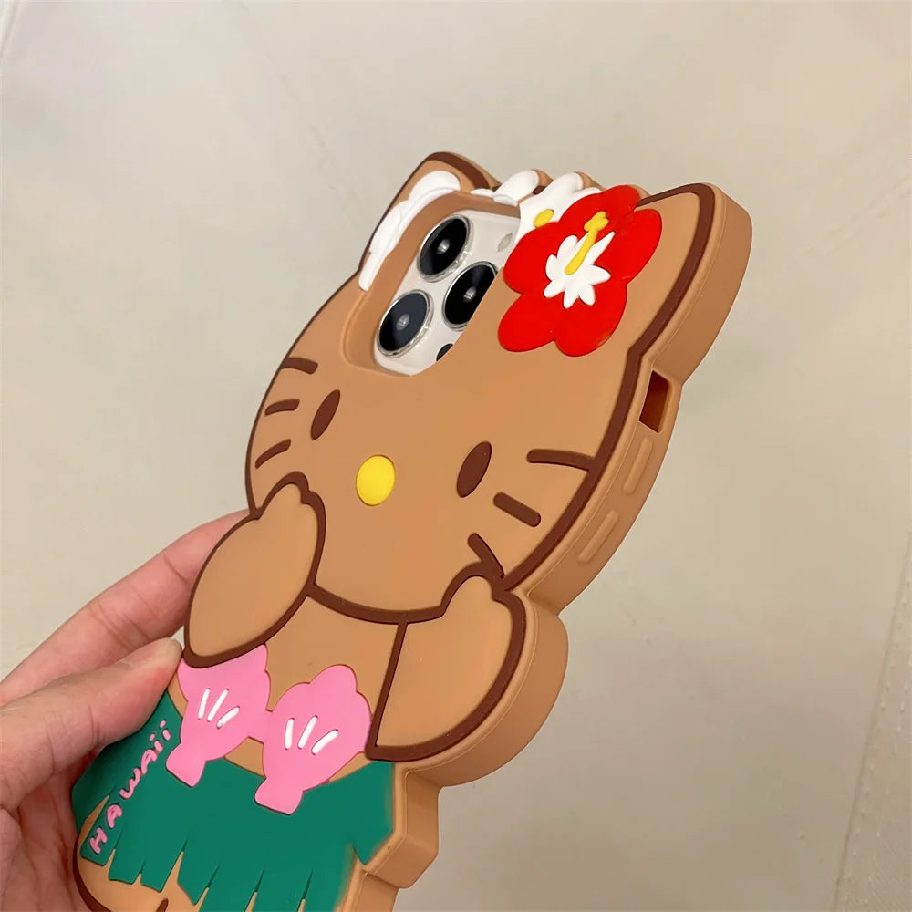 Stereoscopic Hello Kitty Phone Case