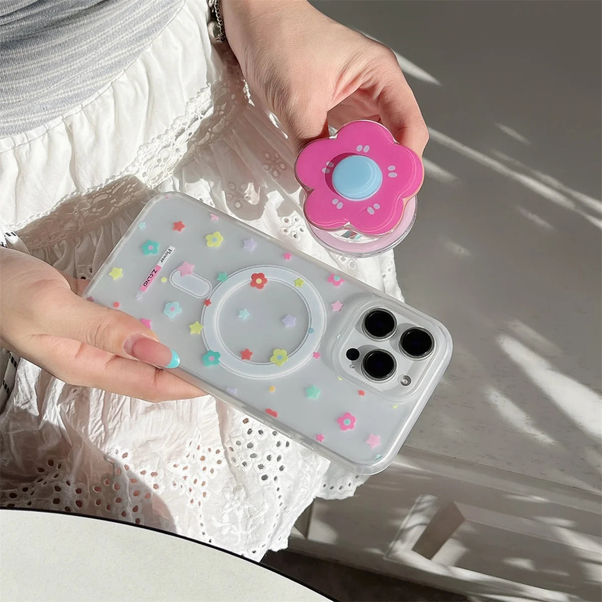 Kawaii Cartoon Joker Stand Phone Case