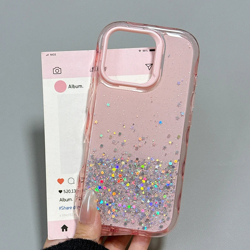 Glitter Shiny Bling Stars Phone Case