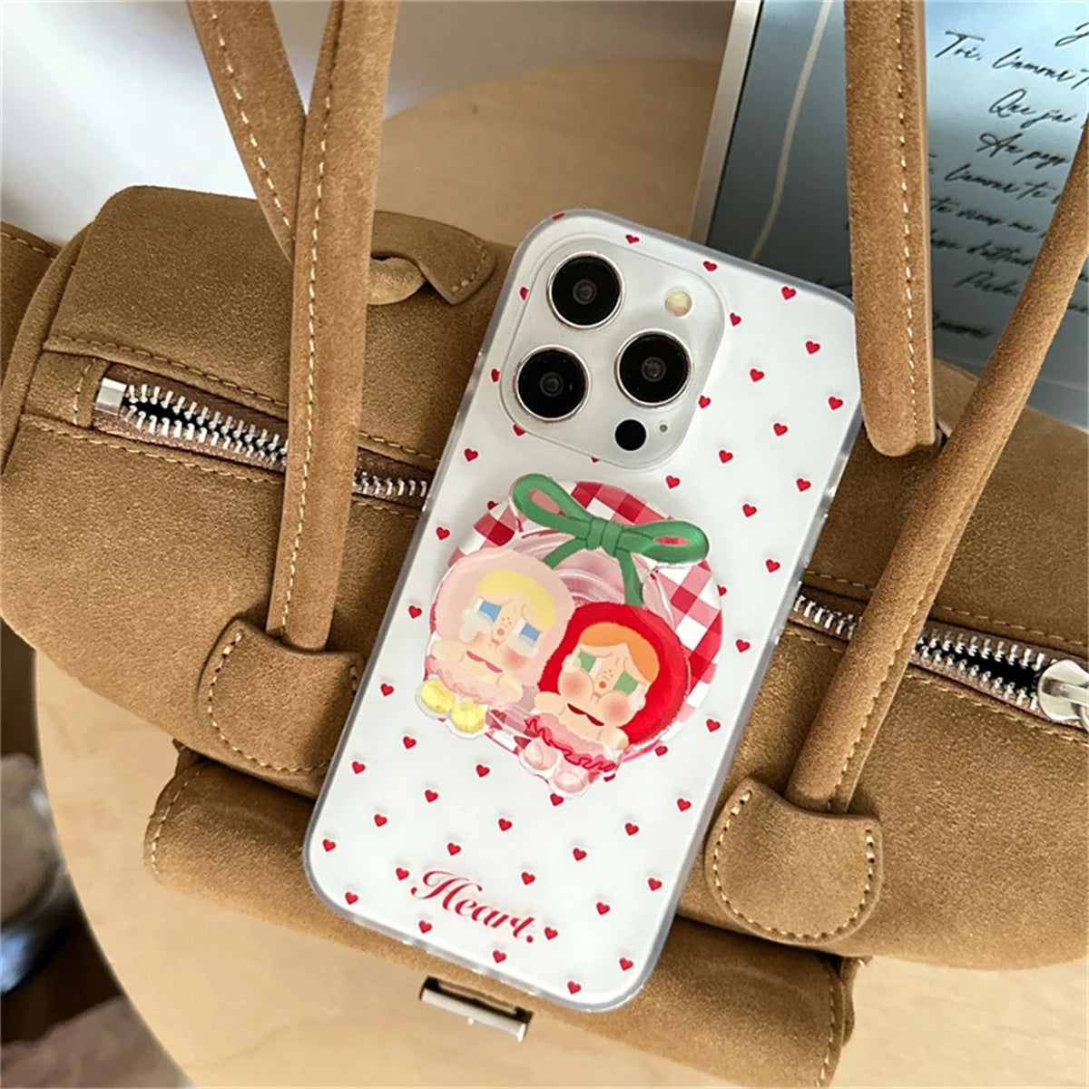 Fashion Cute Polka Dot Magnetic Phone Case
