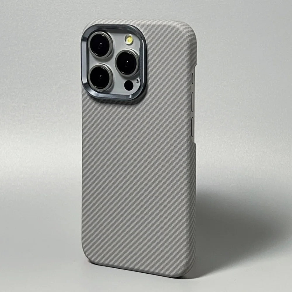 Luxury Kevlar Carbon Fiber Pattern High Quality Hard Pc Case For iPhone