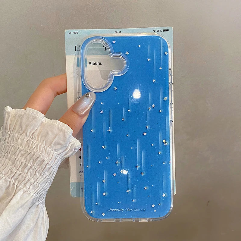 Fashion Meteor Shower Shining Glitter Shockproof Bumper Phone Case