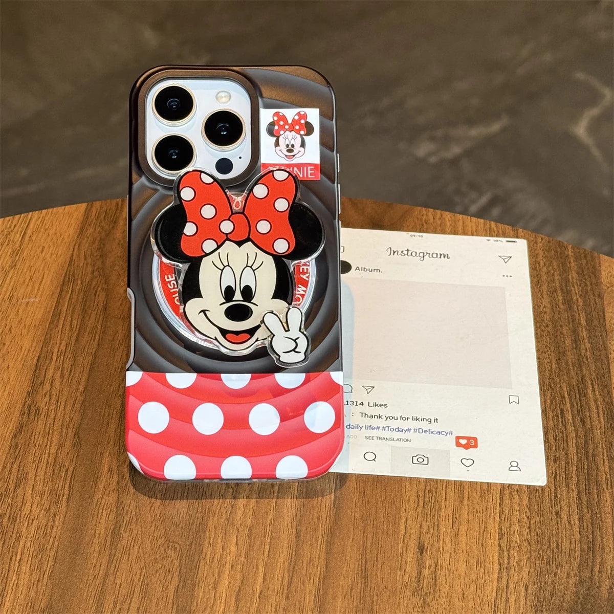 Mickey And Minnie Clothing Magnetic Phone Case