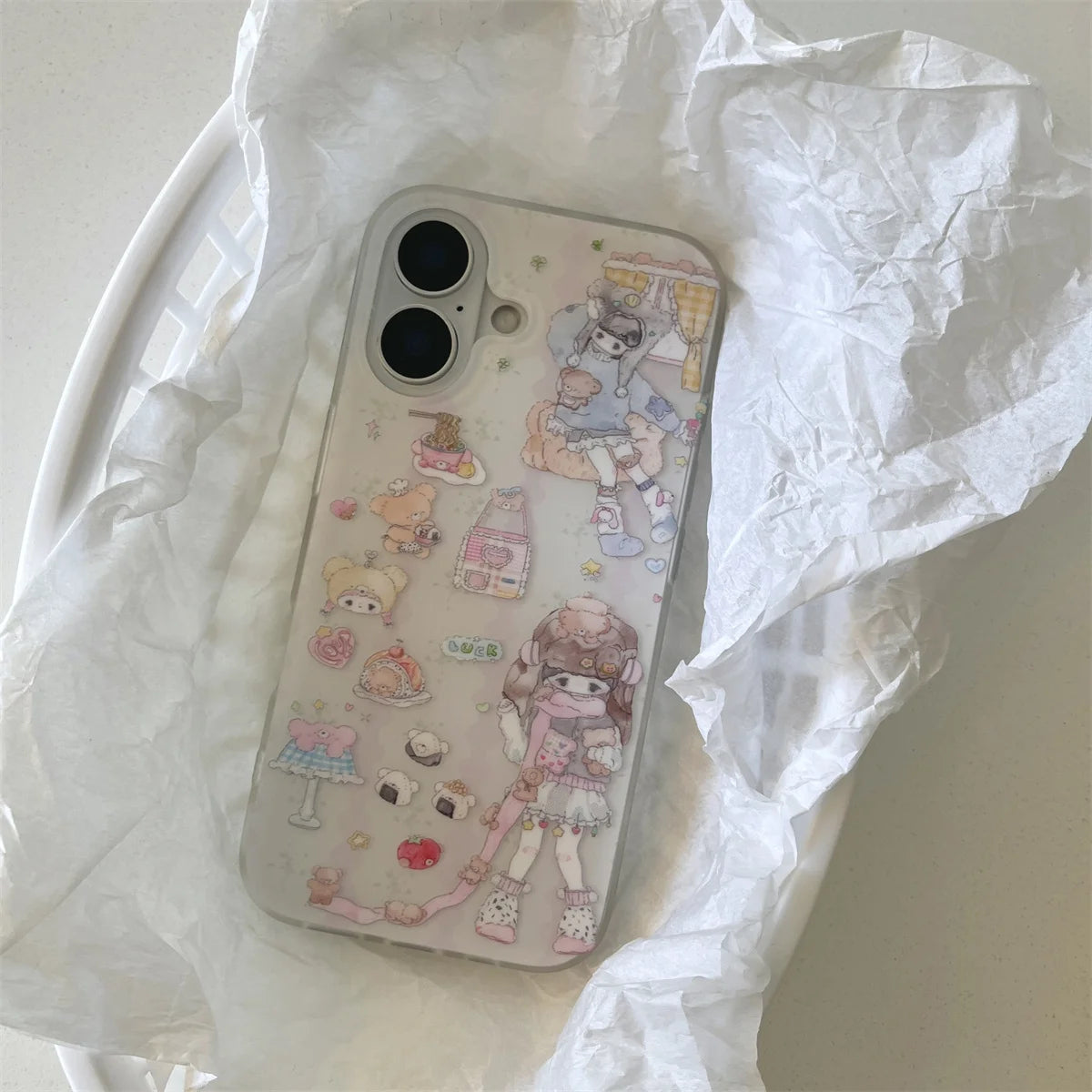 Pink Rose Flower Bracelet Pendant Phone Case
