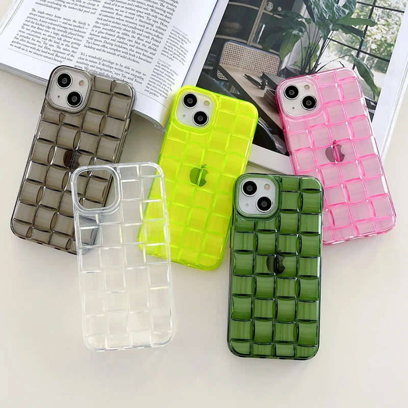 Stylish 3D Ice Cubes Soft Clear Phone Case