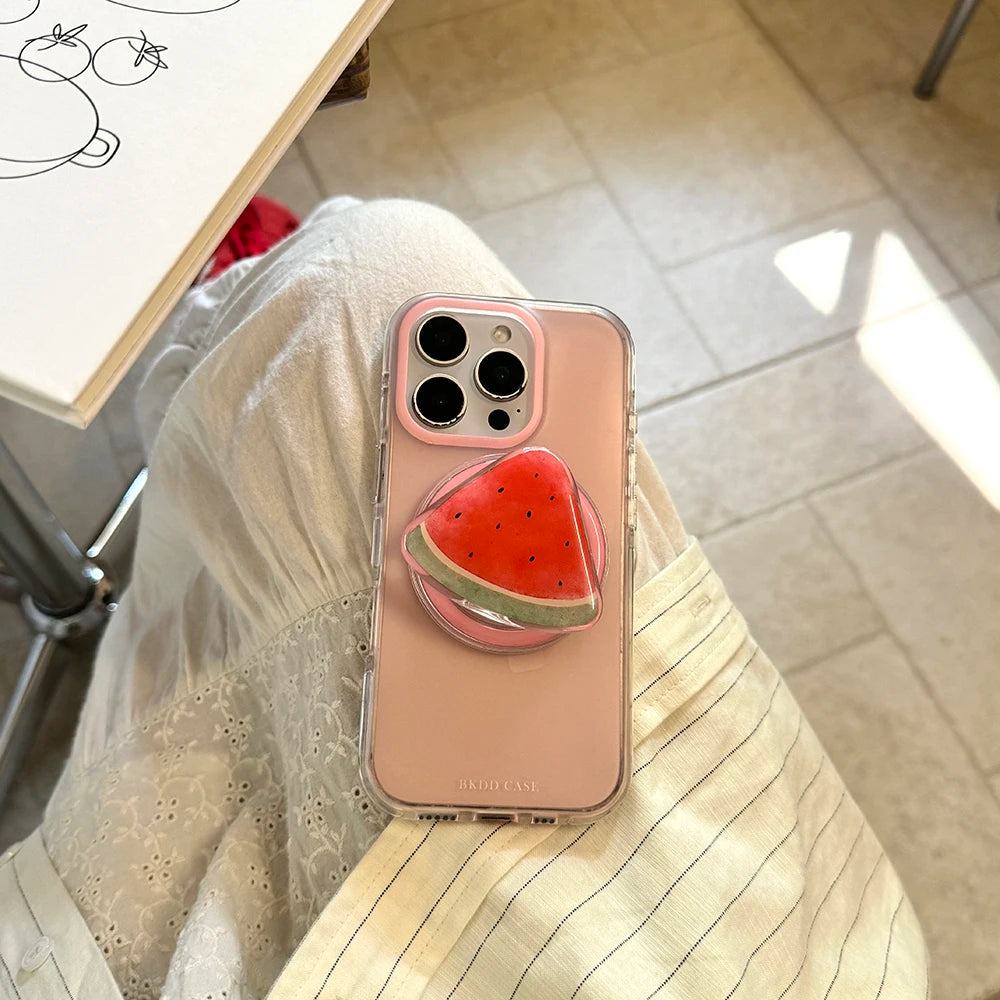 Cute Pear Watermelon Grape Fruit Magnetic Phone Case